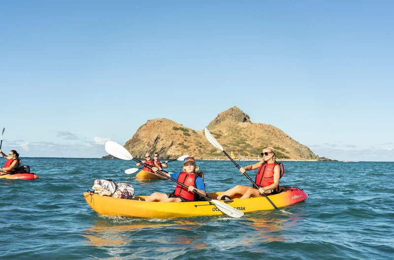 Geführte Kajaktour zu den Mokulua Islands