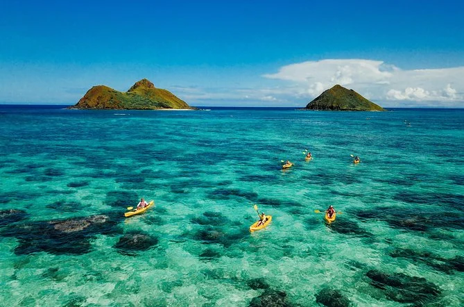 Geführte Kajaktour zu den Mokulua Twin Islands