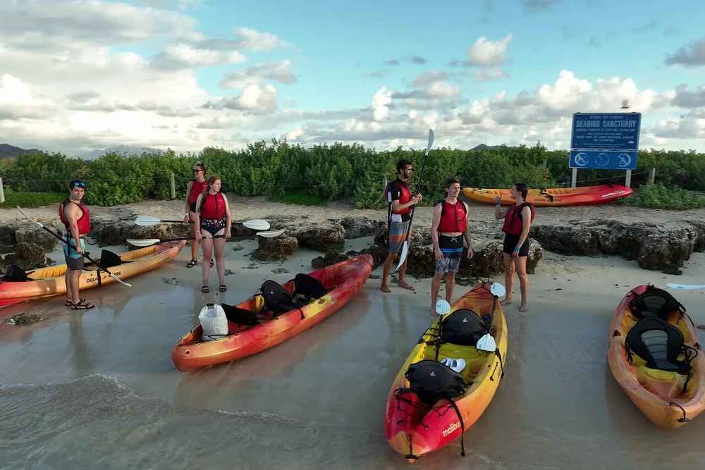 Kayak y snorkel guiado en Flat Island